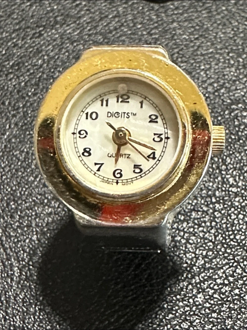Bonetto Vintage Gold Tone 1980’s Ring Brooch Watch Bundle